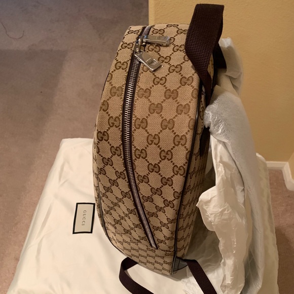 Gucci MICRO GG Guccissima Canvas Rucksack Backpack - Picture 5 of 6